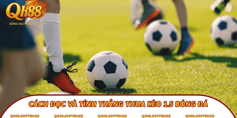 Cách đọc và tính thắng thua kèo 1.5 bóng đá
