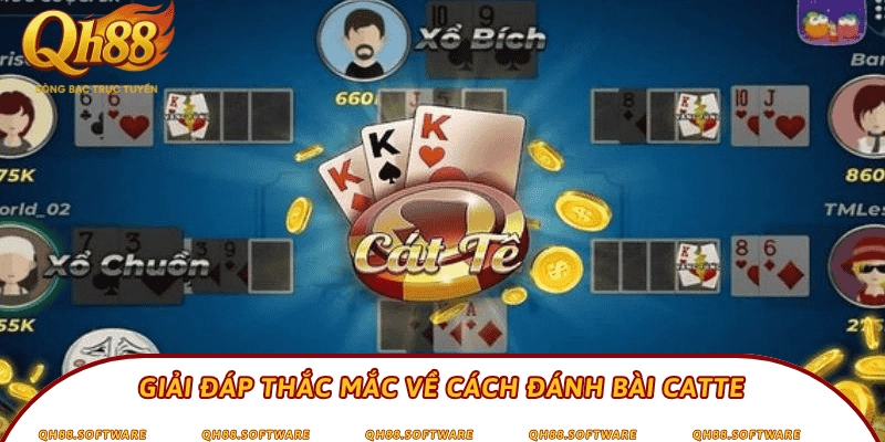 Giải đáp thắc mắc về cách đánh bài Catte