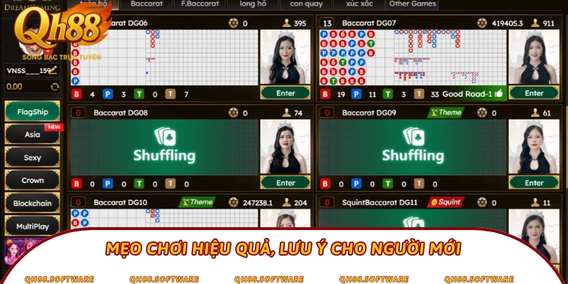 Mẹo chơi hiệu quả, lưu ý cho người mới