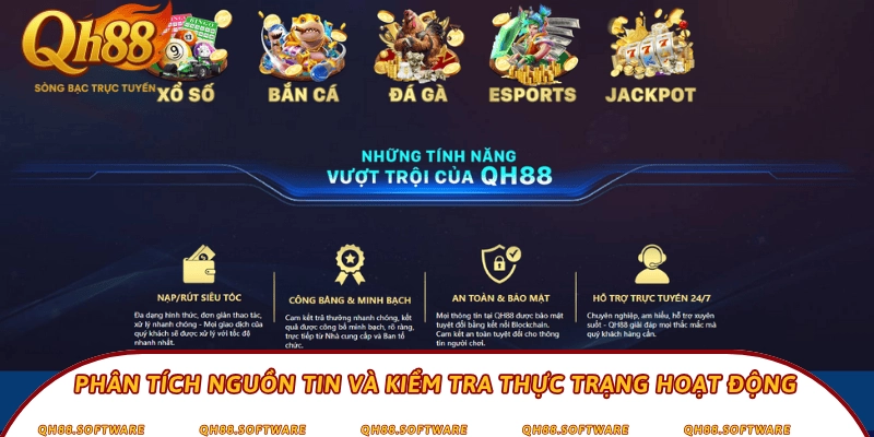 Phân tích nguồn tin và kiểm tra thực trạng hoạt động